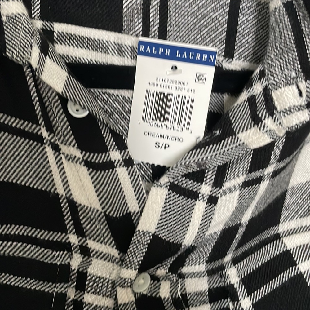 Ralph Lauren plaid shirt with tags never worn - Picture 3 of 3
